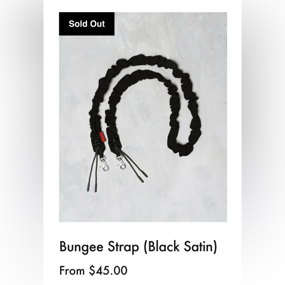 Topologie - Satin bungee phone strap